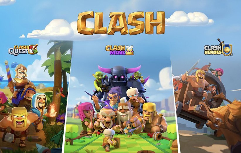 تم الكشف عن ثلاث ألعاب جديدة من عالم Clash of Clans