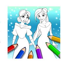 Ice Princess Coloring Pages‏
